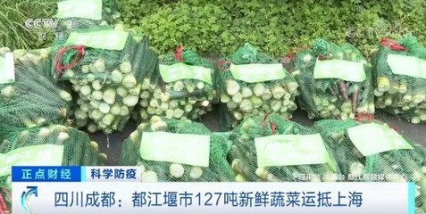 同心抗疫 全国多地紧急调集蔬菜等物资驰援上海